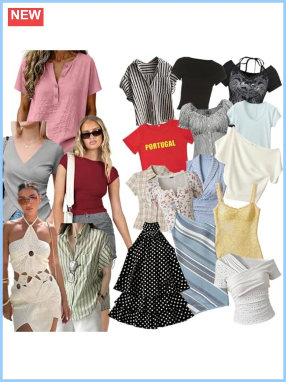 Women's 3 Pack Mystery Set T Shirts Dresses Blouses Surprise Fashion Bundle